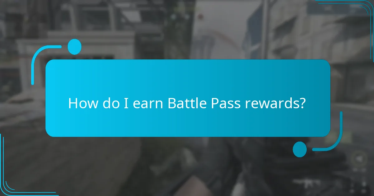 How do I earn Battle Pass rewards?