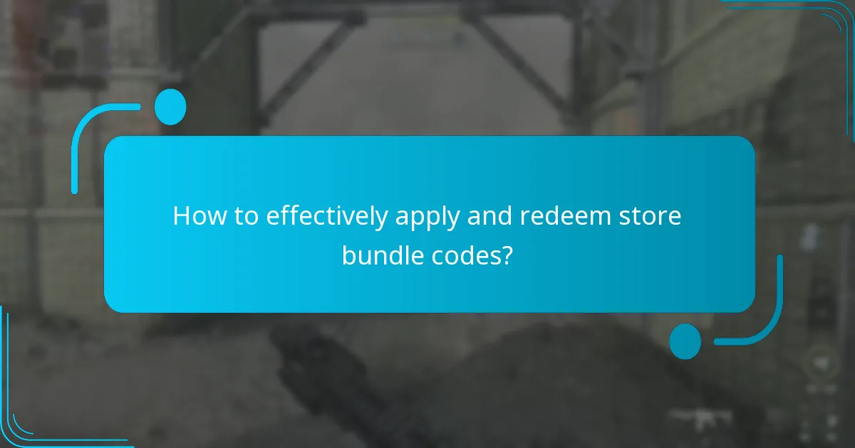 What special offers can be accessed with store bundle codes?
