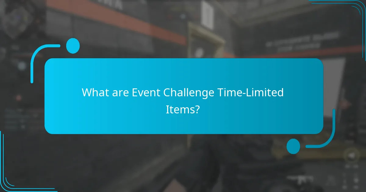 When does the Event Challenge take place?
